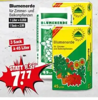 Repo Markt Blumenerde 3*45L Angebot