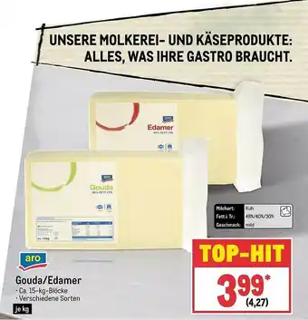 METRO Aro gouda oder edamer Angebot