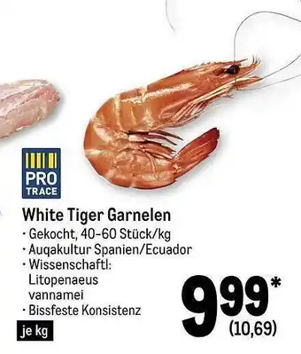 METRO Pro trace white tiger garnelen Angebot