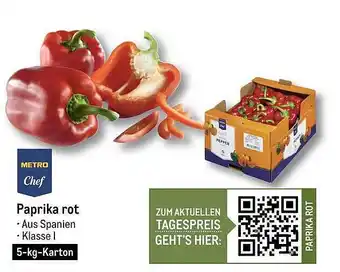 METRO Metro chef paprika rot Angebot