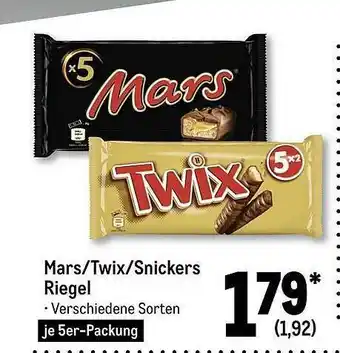 METRO Mars, twix oder snickers riegel Angebot