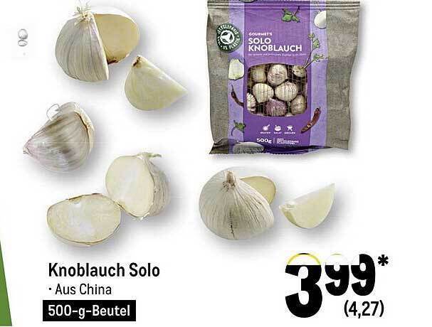 Knoblauch solo Angebot bei METRO