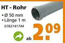 Globus Baumarkt Ht rohr Angebot