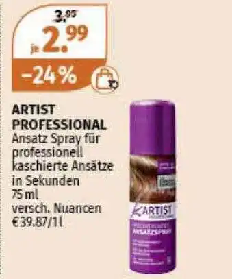 Müller Artist professional Angebot