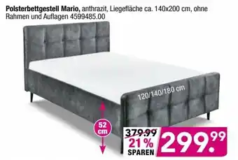 Möbel Boss Polsterbettgestell Mario Angebot