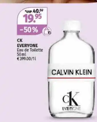 Müller Ck everyone eau de toilette Angebot