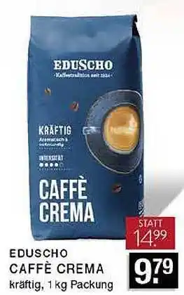 Edeka Zurheide Eduscho caffè crema Angebot