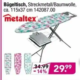 Möbel Boss Metaltex Bügeltisch Angebot