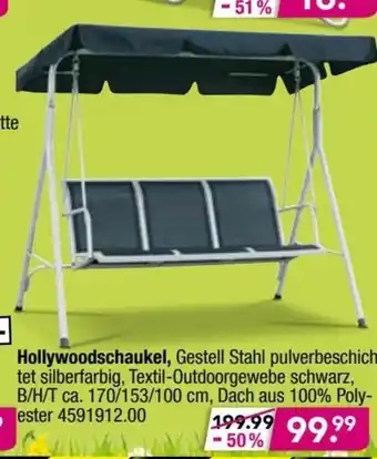 Möbel Boss Hollywoodschaukel Angebot