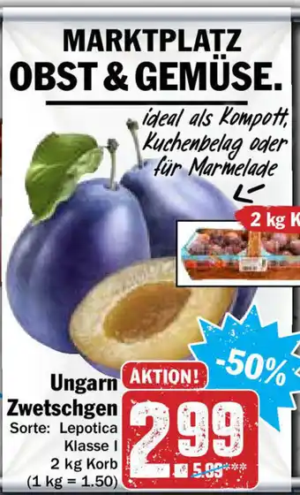 Hit Ungarn Zwetschgen 2kg Angebot