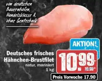 Hit Deutsches frisches Hähnchen Brustfilet 1 kg Angebot