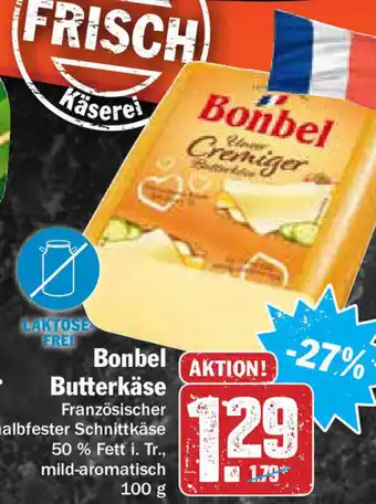 Hit Bonbel Butterkäse 100 g Angebot