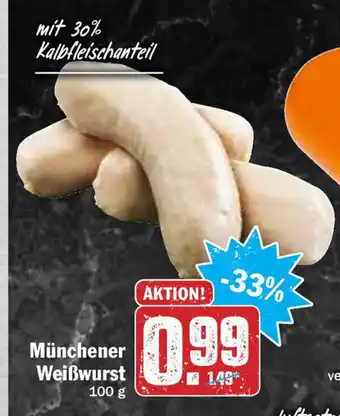 Hit Münchener Weißwurst 100g Angebot