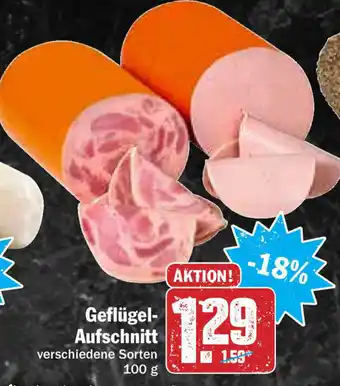 Hit Geflügel Aufschnitt 100g Angebot