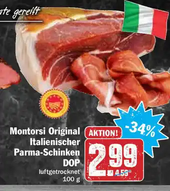 Hit Montorsi Original Italienischer Parma Schinken 100g Angebot