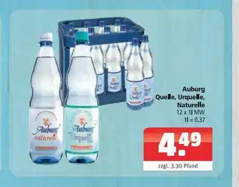 Getränkehaus Auburg quelle, urquelle, naturelle Angebot