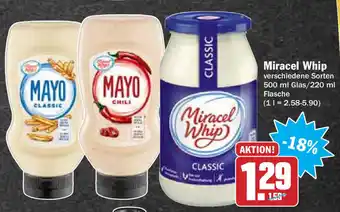 Hit Miracel Whip 500ml/220ml Angebot