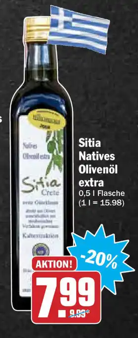 Hit Sitia Natives Olivenöl Extra 0,5L Angebot