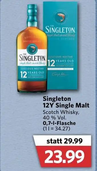 Combi Singleton 12Y Single Malt 0,7L Angebot