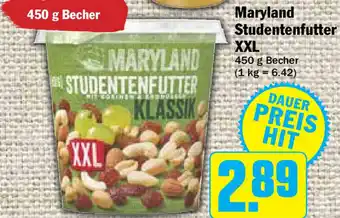 Hit Maryland Studentenfutter XXL 450 g  Becher Angebot