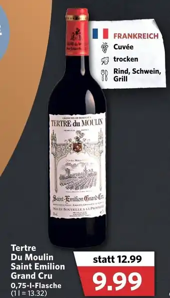 Combi Tertre Du Moulin Saint Emilion Grand Cru 0,75L Angebot