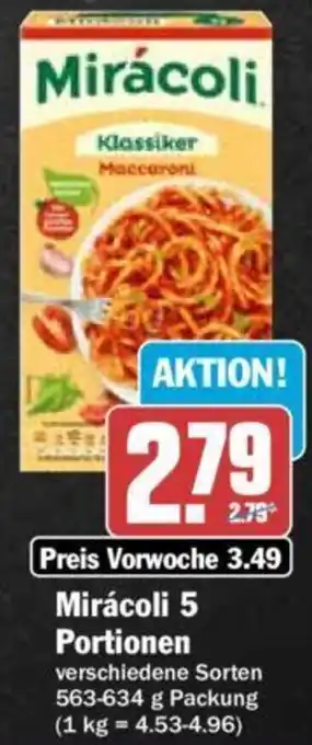 Hit Mirácoli 5 Portionen 563-634 g Packung Angebot