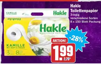 Hit Hakle Toilettenpapier Angebot