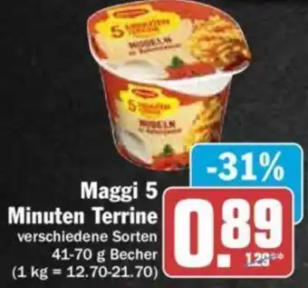 Hit Maggi 5 Minuten Terrine 41-70 g Becher Angebot