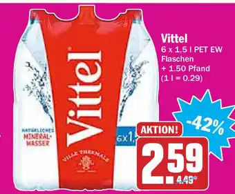 Hit Vittel 6x1,5L Angebot