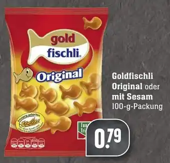 Edeka Neukauf Goldfisch Original oder mit Sesam 100g Angebot