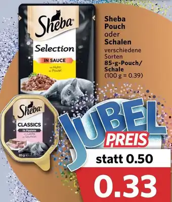 Combi Sheba Pouch oder Schalen 85g Angebot