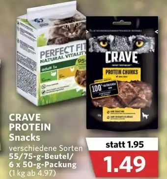 Combi Crave Protein Snacks 55/75g Beutel Angebot