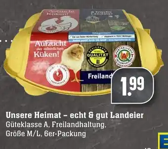 Edeka Neukauf Unsere Heimat echt & gut Landeier Angebot