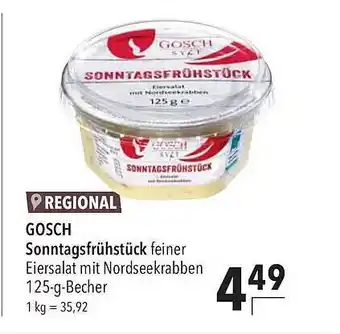 CITTI Markt Gosch sonntagsfrühstücks Angebot