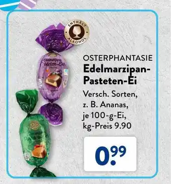 Aldi Süd Osterphantasie edelmarzipan-pasteten-ei Angebot