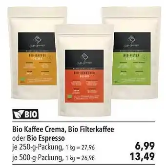 CITTI Markt Bio kaffee, crema, bio filterkaffee oder bio espresso Angebot