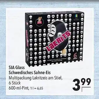 CITTI Markt Sia glass schwedisches sahne-eis Angebot