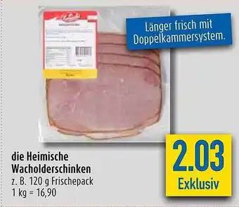 diska Die heimische wacholderschinken Angebot