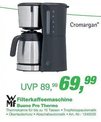 EP Wmf filterkaffeemaschine bueno pro thermo Angebot