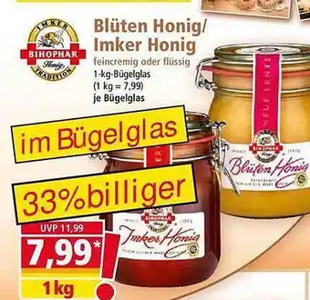 Norma Bihophar blüten honig oder imker honig Angebot