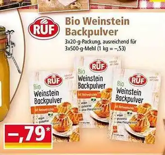 Norma Ruf bio weinstein backpulver Angebot