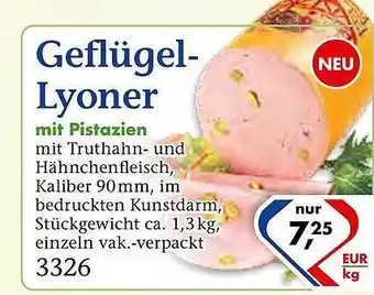 Recke Fleischwaren Geflügel-lyoner Angebot