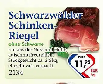 Recke Fleischwaren Schwarzwälder schinken-riegel Angebot