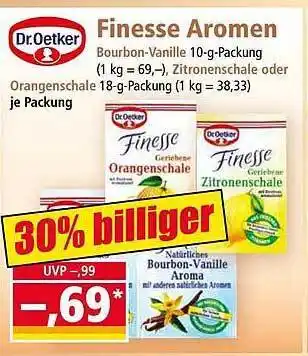 Norma Dr oetker finesse aromen Angebot