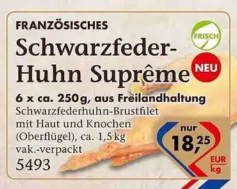 Recke Fleischwaren Französische schwarzfeder-huhn suprême Angebot