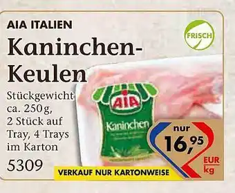 Recke Fleischwaren Aia kaninchen-keulen Angebot