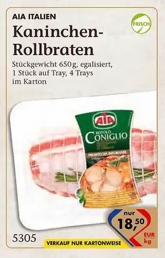 Recke Fleischwaren Aia kaninchen-rollbraten Angebot
