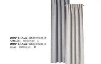 XXXLutz Joop! shade fertigvorhang in anthrazit joop! shade fertigvorhang in beige Angebot