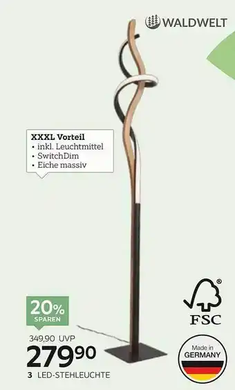 XXXLutz Led-stehleuchte waldwelt Angebot