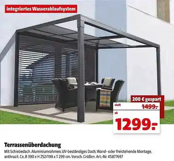 Hagebau Terrassenüberdachung Angebot